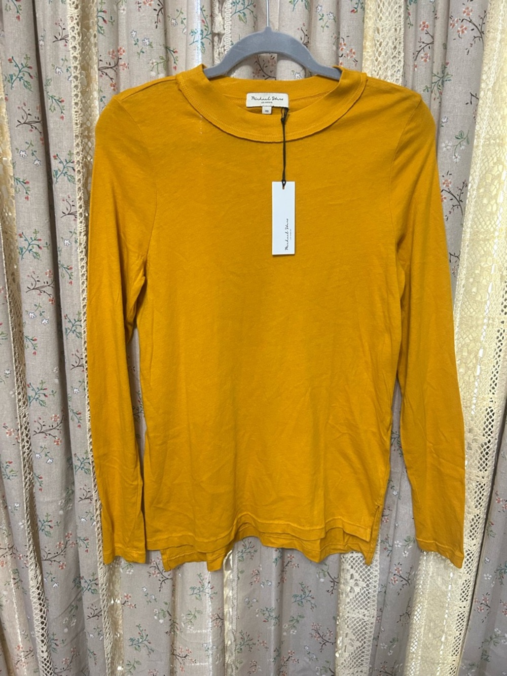 Michael Stars Amber Sam Tee XS 100% Cotton Made USA NWT